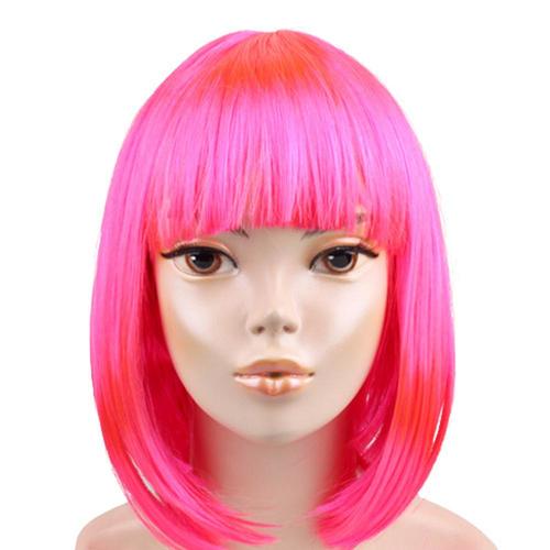 45504 [이벤트용품] 단발머리가발(핑크)x10개