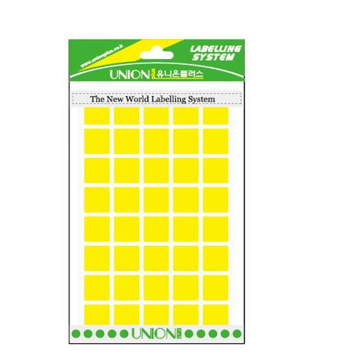 유니온 칼라분류용(황색) 15x15 UL-327Y/10봉