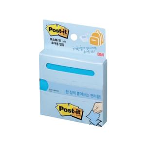3M 포스트잇 팝업노트 휴대용팩 지중해블루